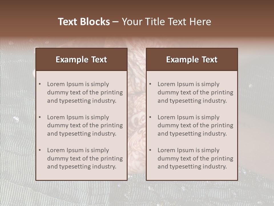 Culture Gold Art PowerPoint Template