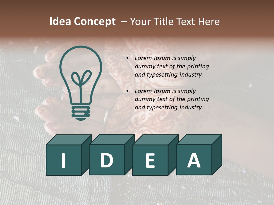 Culture Gold Art PowerPoint Template