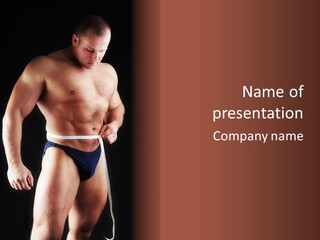 Sexual People Fitness PowerPoint Template