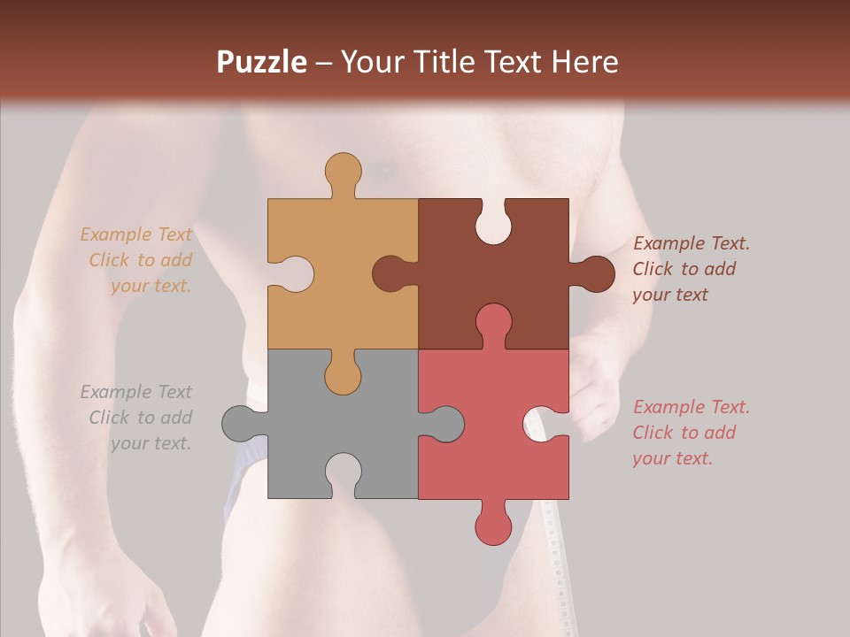 Sexual People Fitness PowerPoint Template