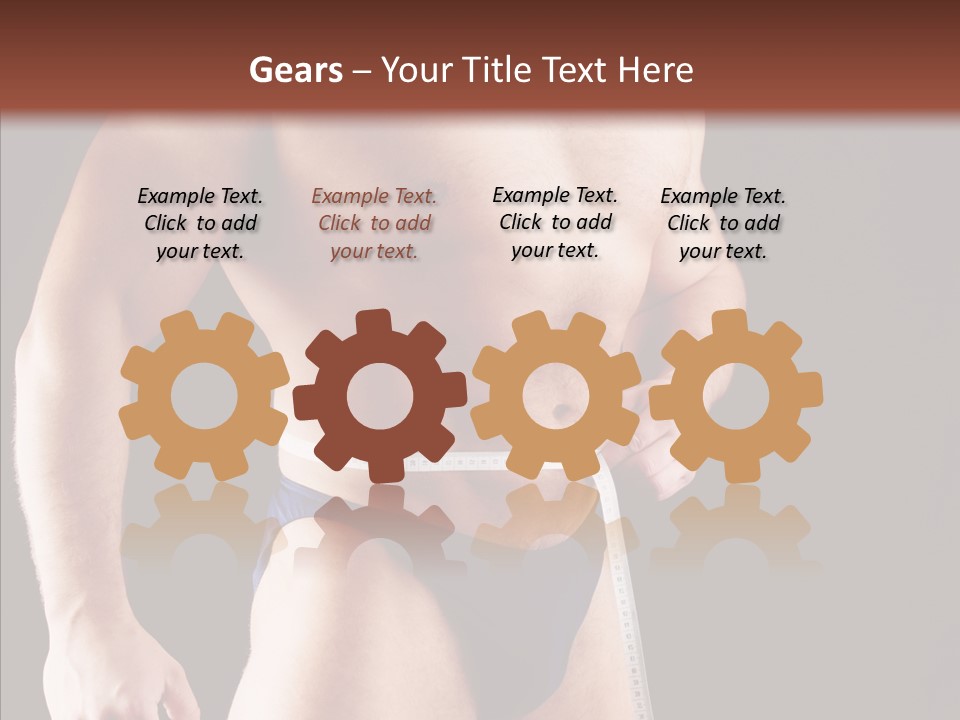 Sexual People Fitness PowerPoint Template