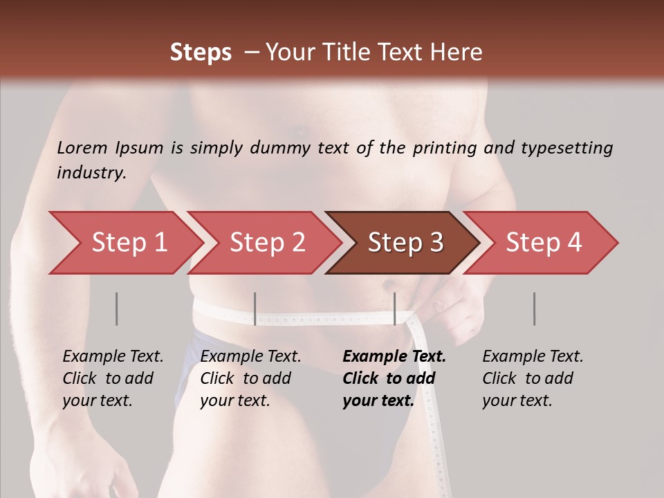 Sexual People Fitness PowerPoint Template