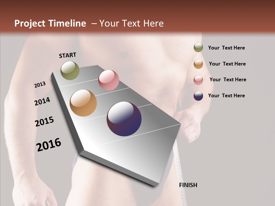 Sexual People Fitness PowerPoint Template
