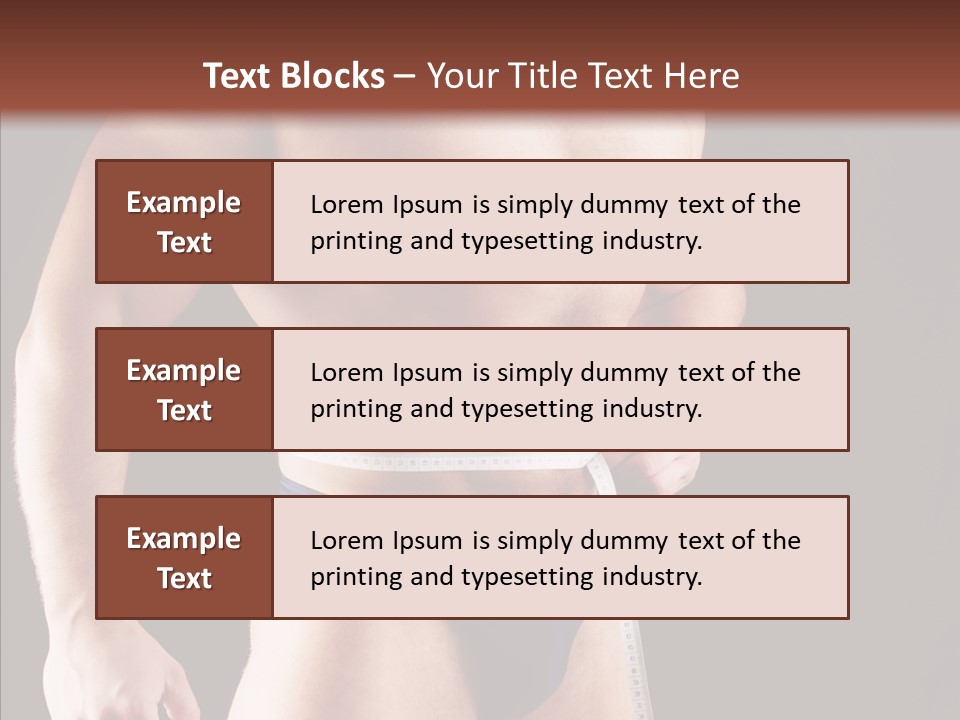 Sexual People Fitness PowerPoint Template