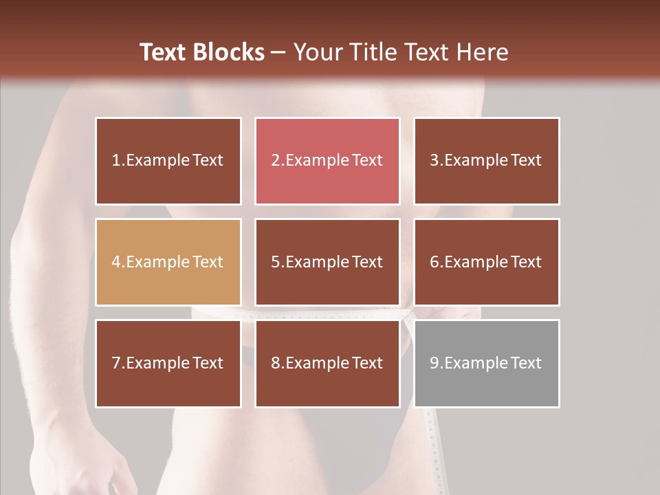 Sexual People Fitness PowerPoint Template