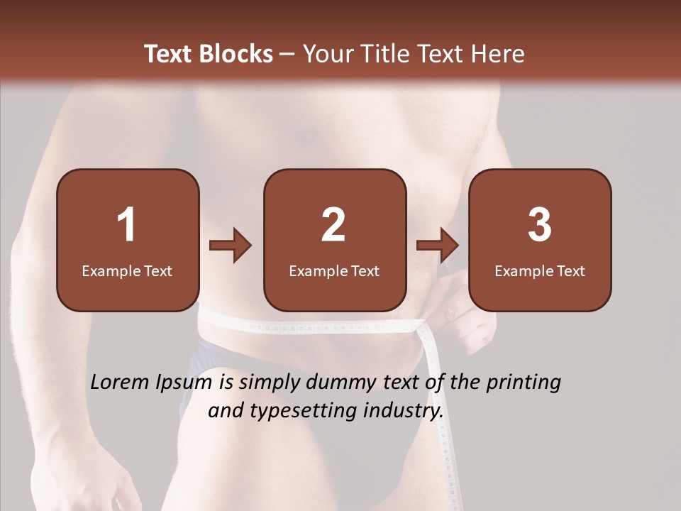 Sexual People Fitness PowerPoint Template