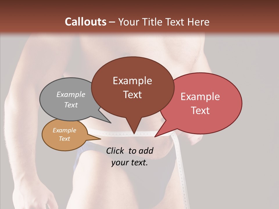 Sexual People Fitness PowerPoint Template