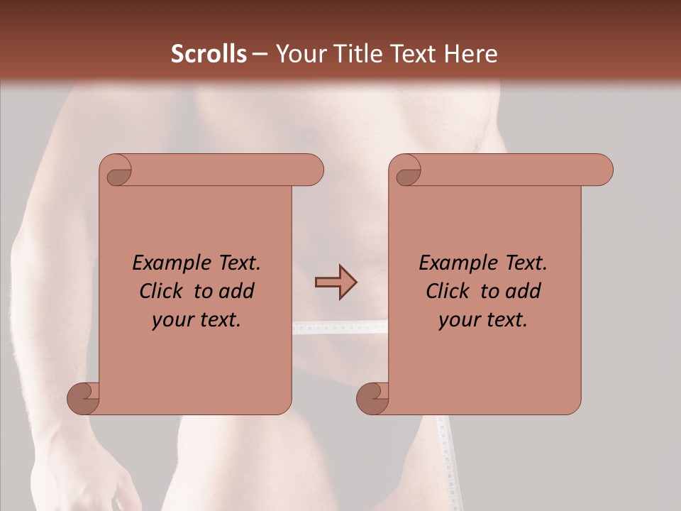Sexual People Fitness PowerPoint Template