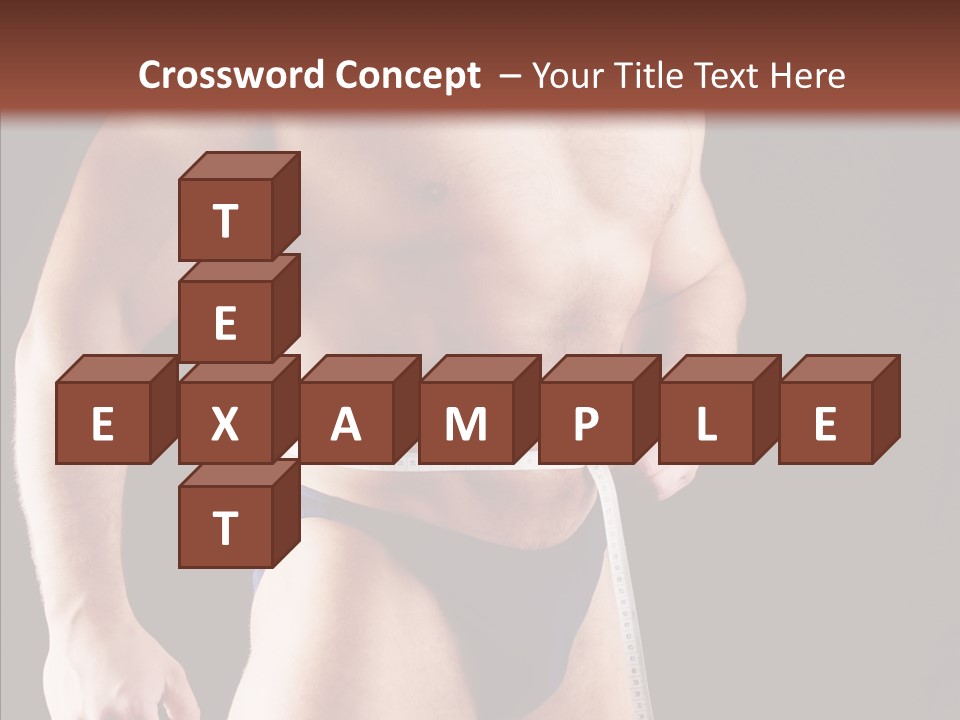 Sexual People Fitness PowerPoint Template