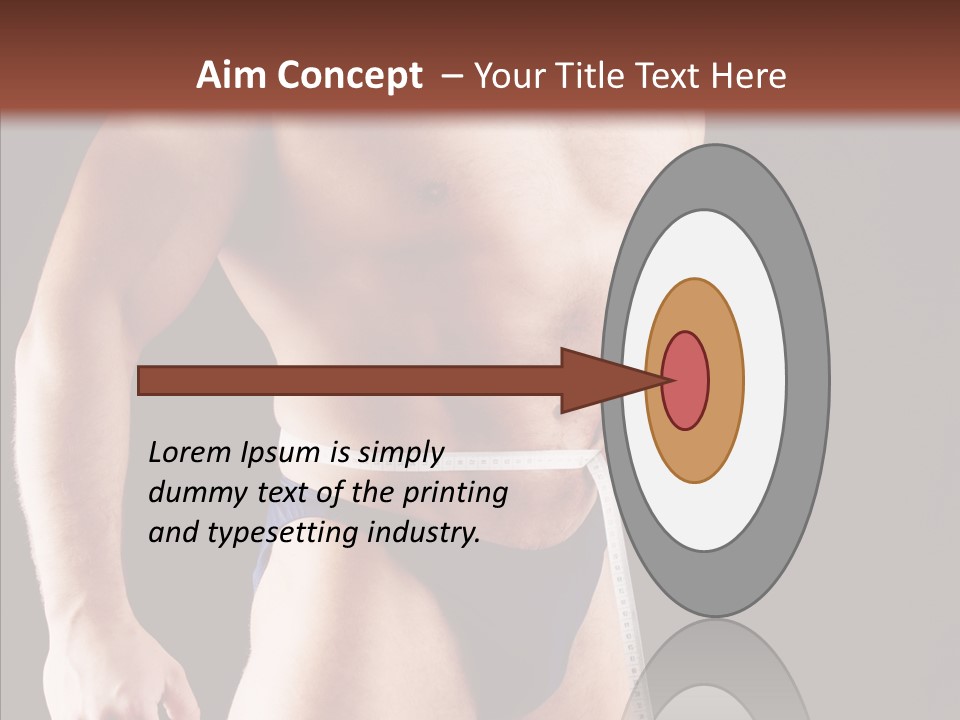 Sexual People Fitness PowerPoint Template