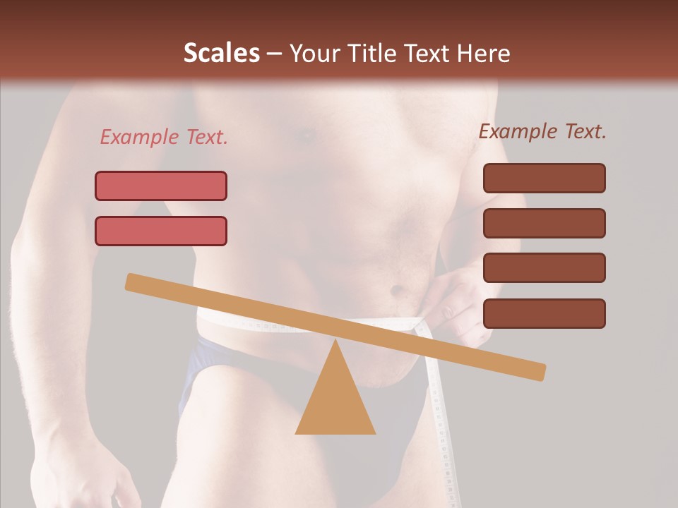 Sexual People Fitness PowerPoint Template