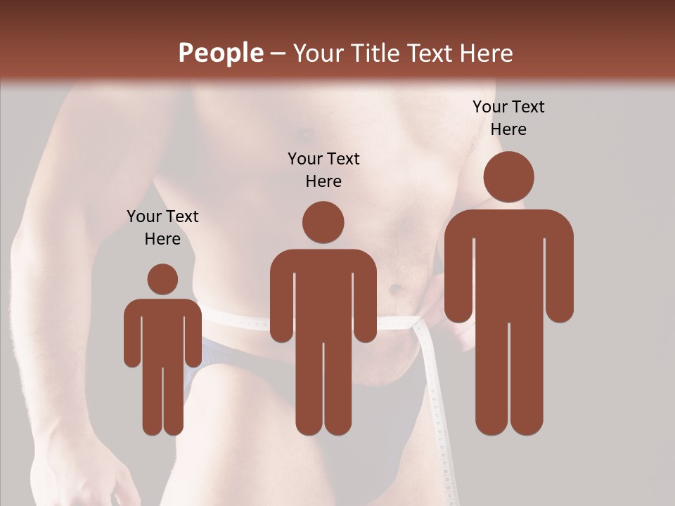 Sexual People Fitness PowerPoint Template