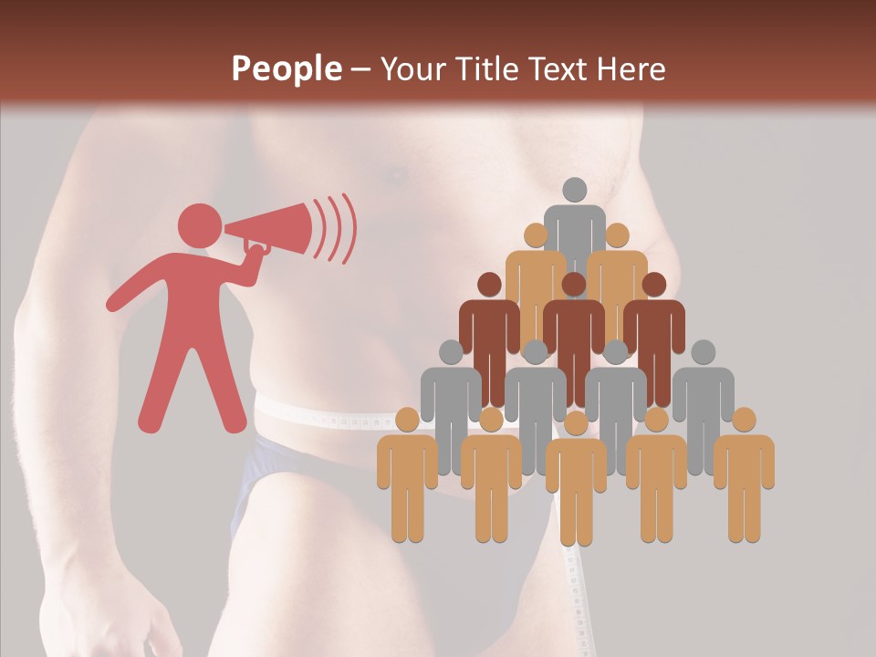 Sexual People Fitness PowerPoint Template