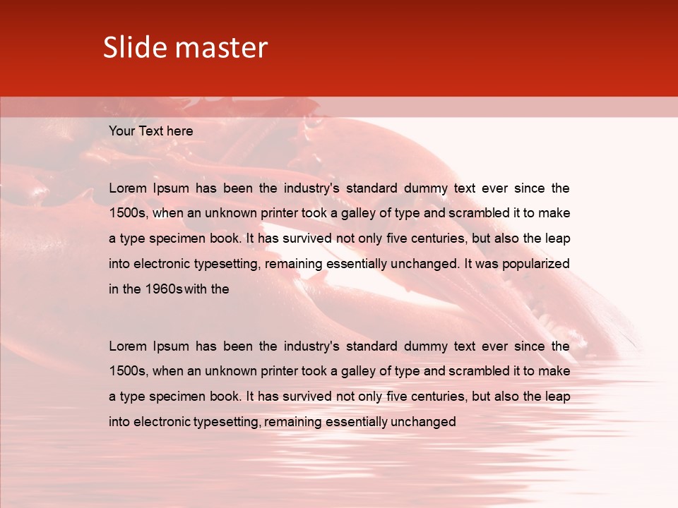 Wave Gourmet Ocean PowerPoint Template