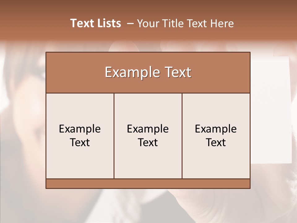 Feminine Thinking Communication PowerPoint Template