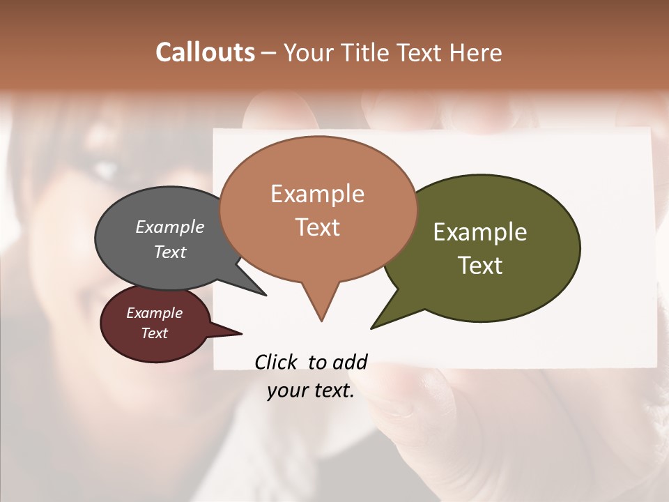 Feminine Thinking Communication PowerPoint Template