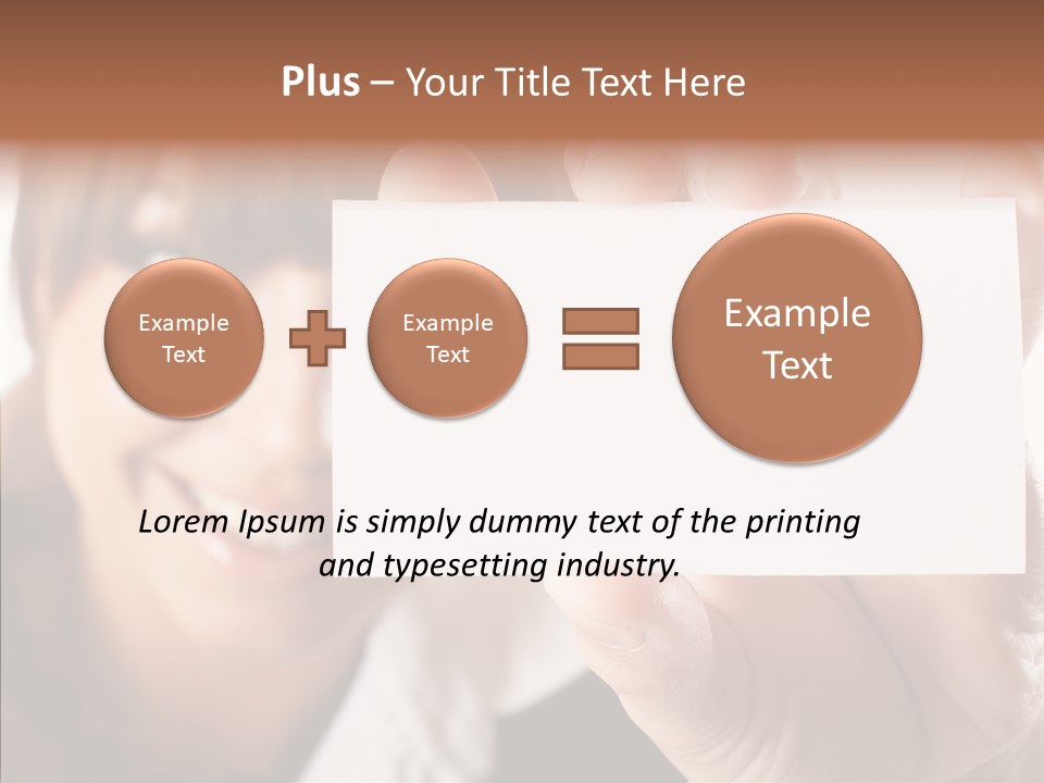 Feminine Thinking Communication PowerPoint Template