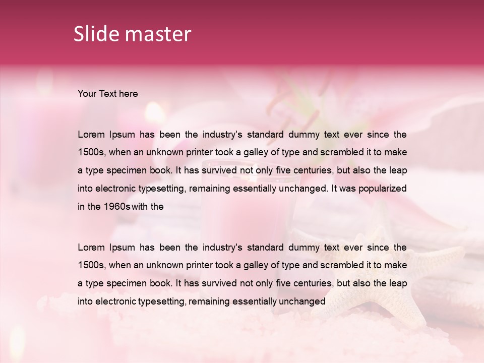 Bathe Peaceful Zen PowerPoint Template