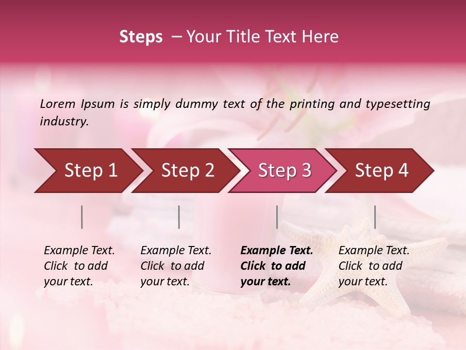 Bathe Peaceful Zen PowerPoint Template