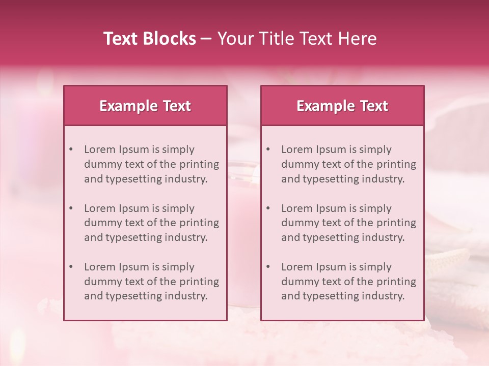 Bathe Peaceful Zen PowerPoint Template