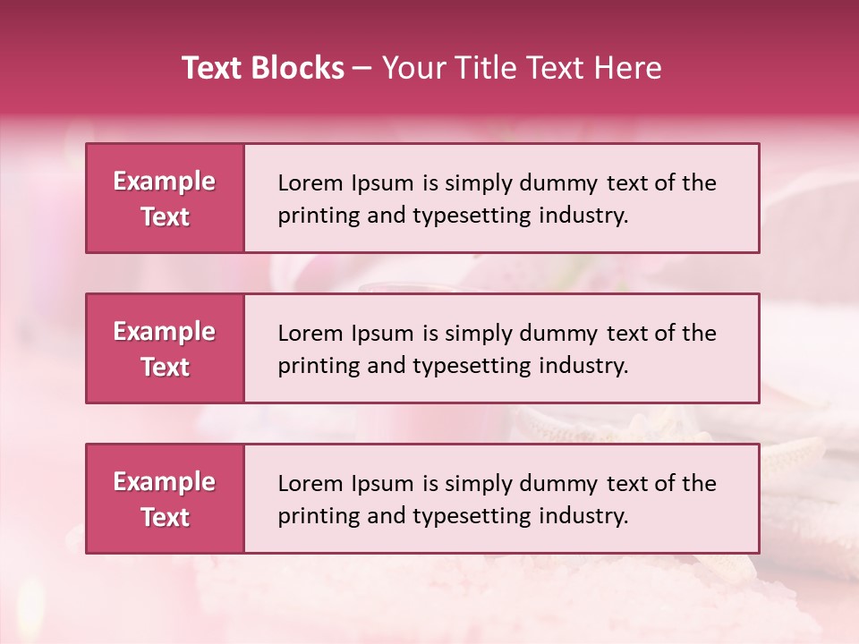 Bathe Peaceful Zen PowerPoint Template