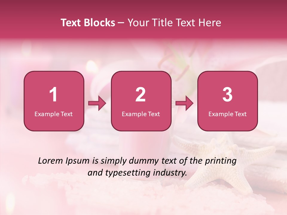 Bathe Peaceful Zen PowerPoint Template