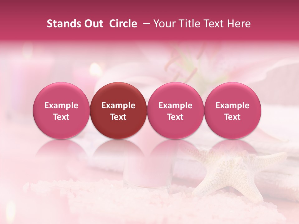 Bathe Peaceful Zen PowerPoint Template