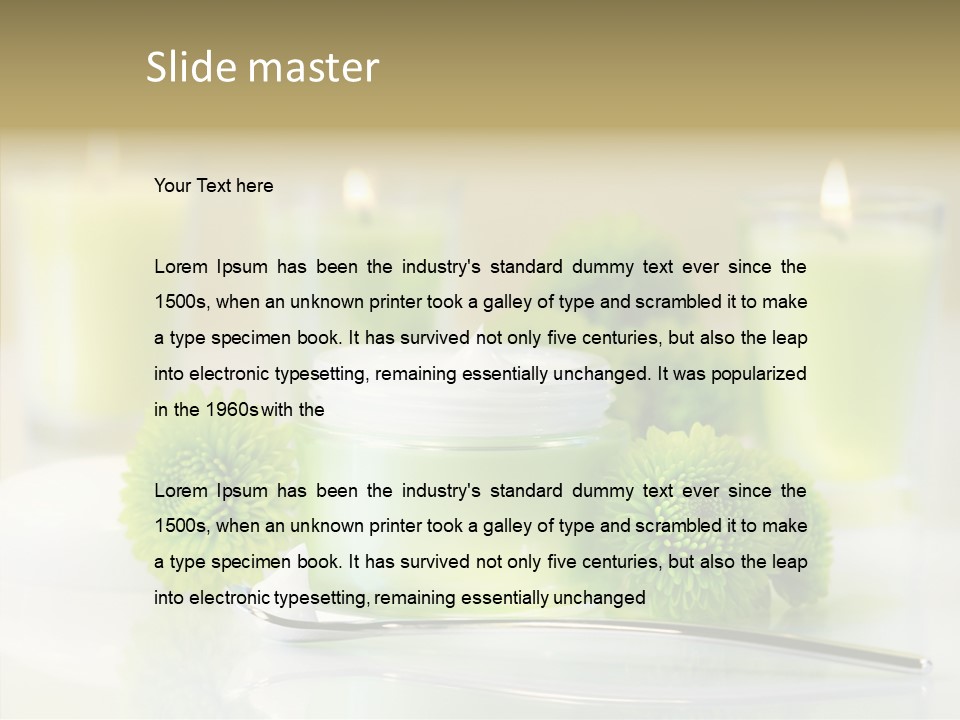 Hygiene Fresh Healthy PowerPoint Template