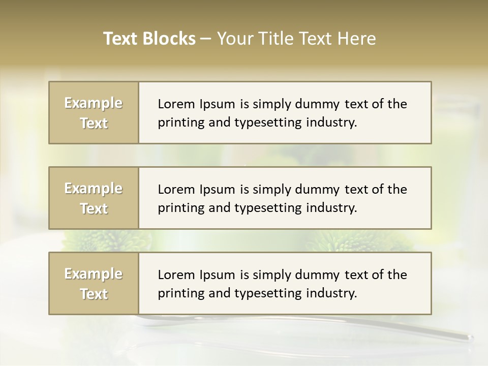 Hygiene Fresh Healthy PowerPoint Template