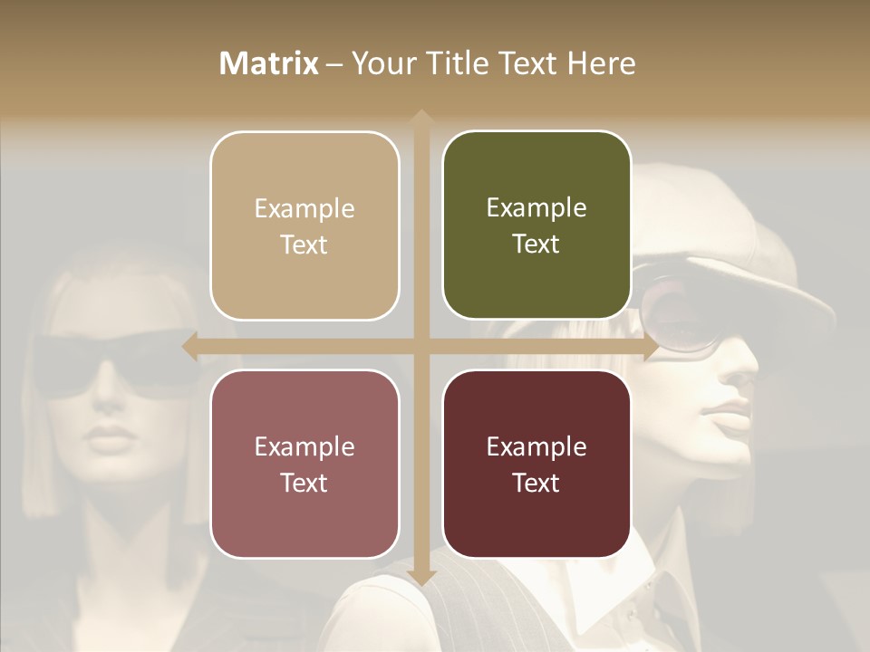 Fashion People Fashionable PowerPoint Template