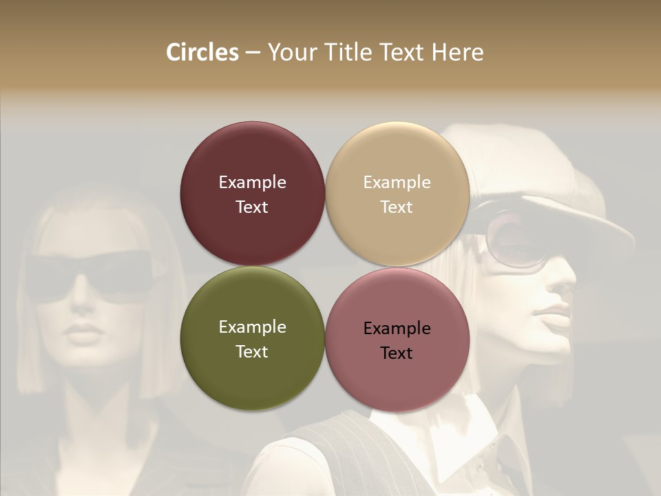 Fashion People Fashionable PowerPoint Template