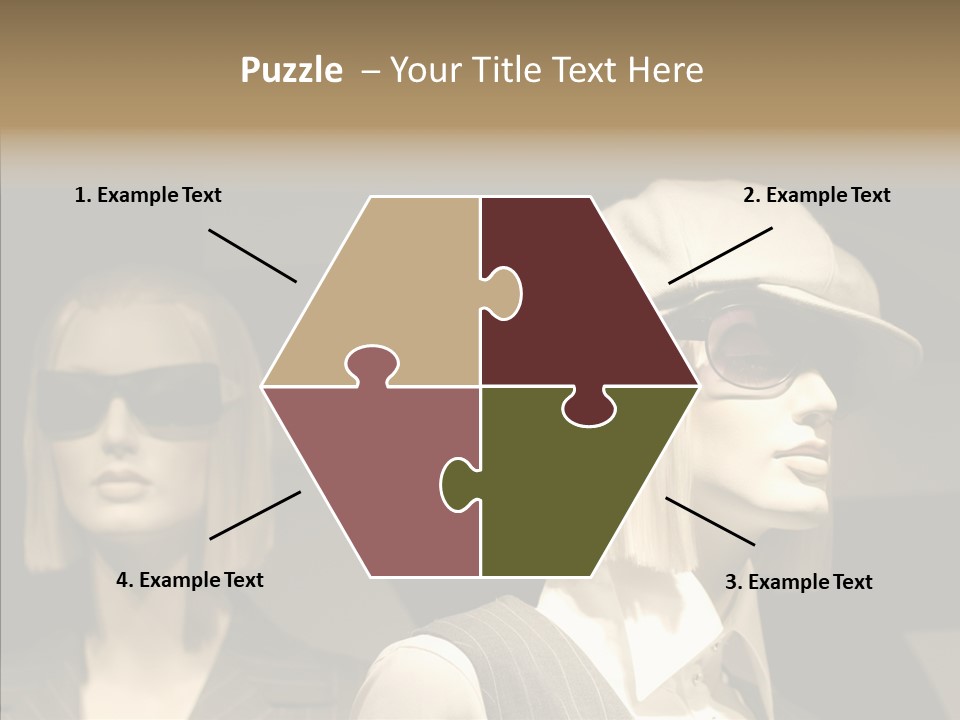 Fashion People Fashionable PowerPoint Template