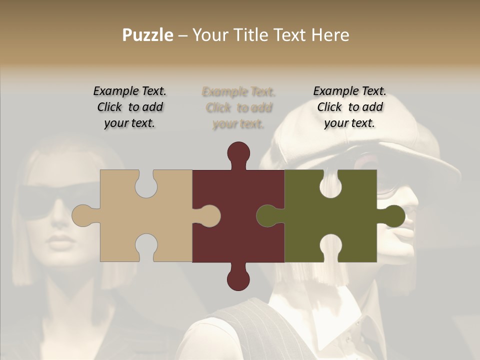 Fashion People Fashionable PowerPoint Template