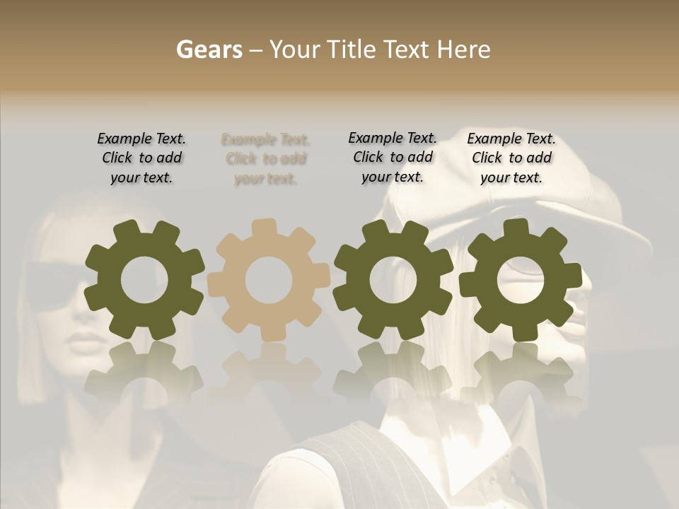 Fashion People Fashionable PowerPoint Template