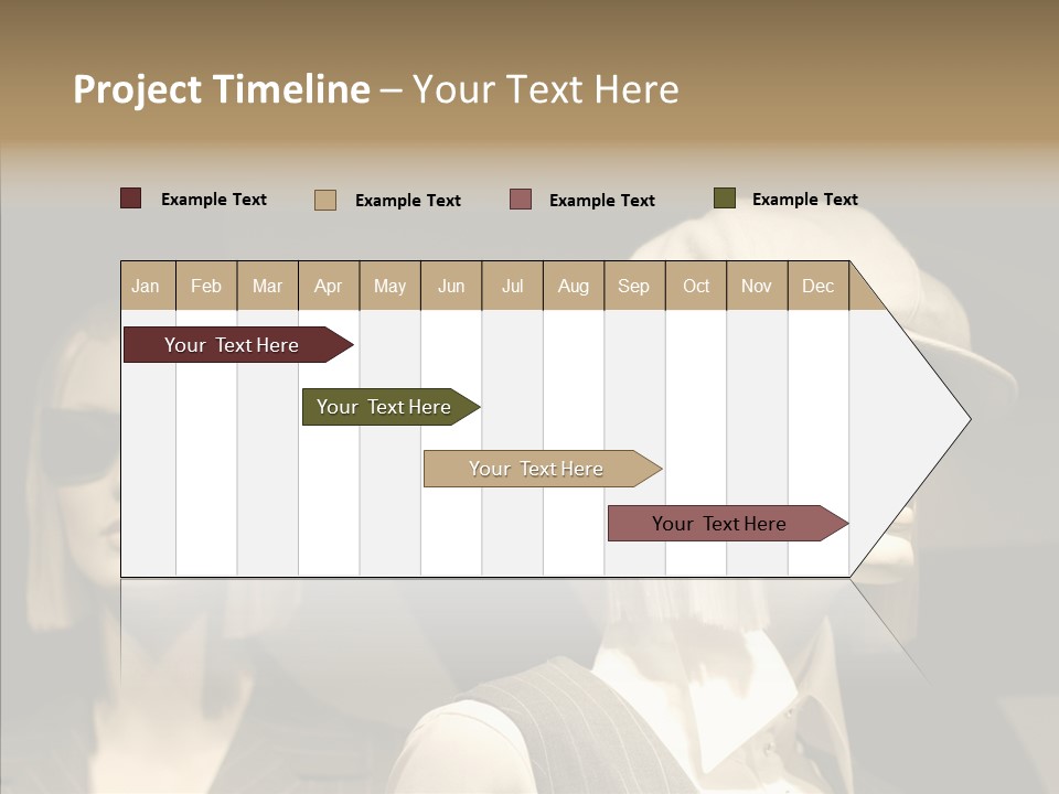 Fashion People Fashionable PowerPoint Template