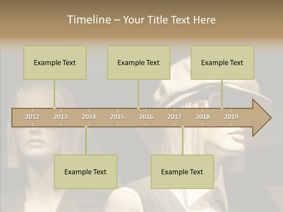 Fashion People Fashionable PowerPoint Template