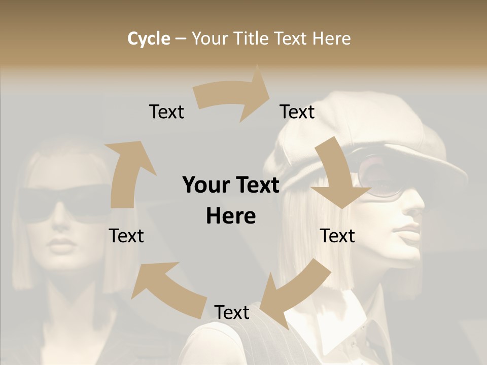 Fashion People Fashionable PowerPoint Template