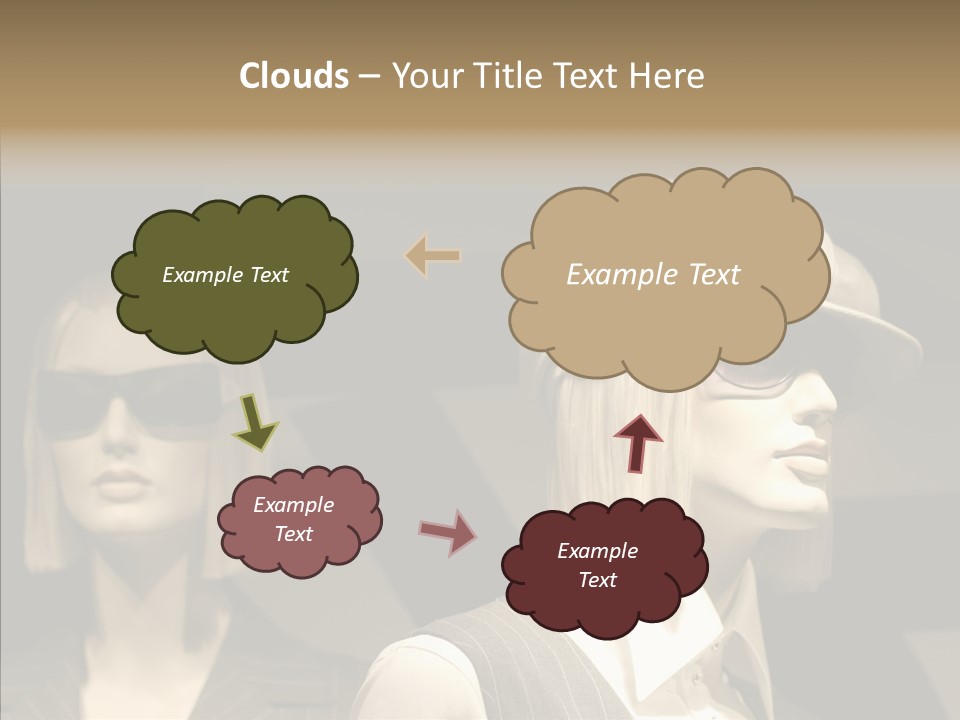 Fashion People Fashionable PowerPoint Template