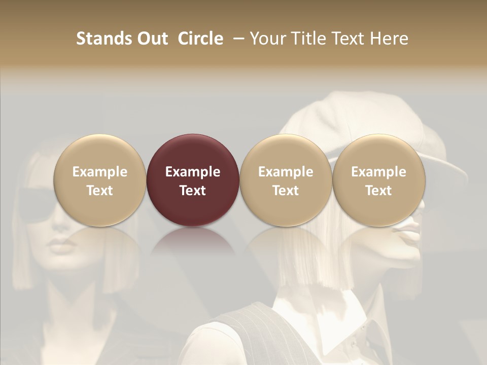 Fashion People Fashionable PowerPoint Template