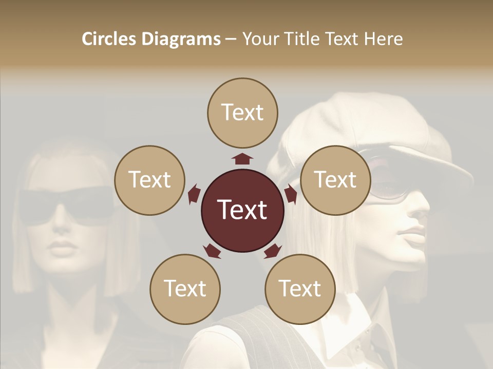 Fashion People Fashionable PowerPoint Template