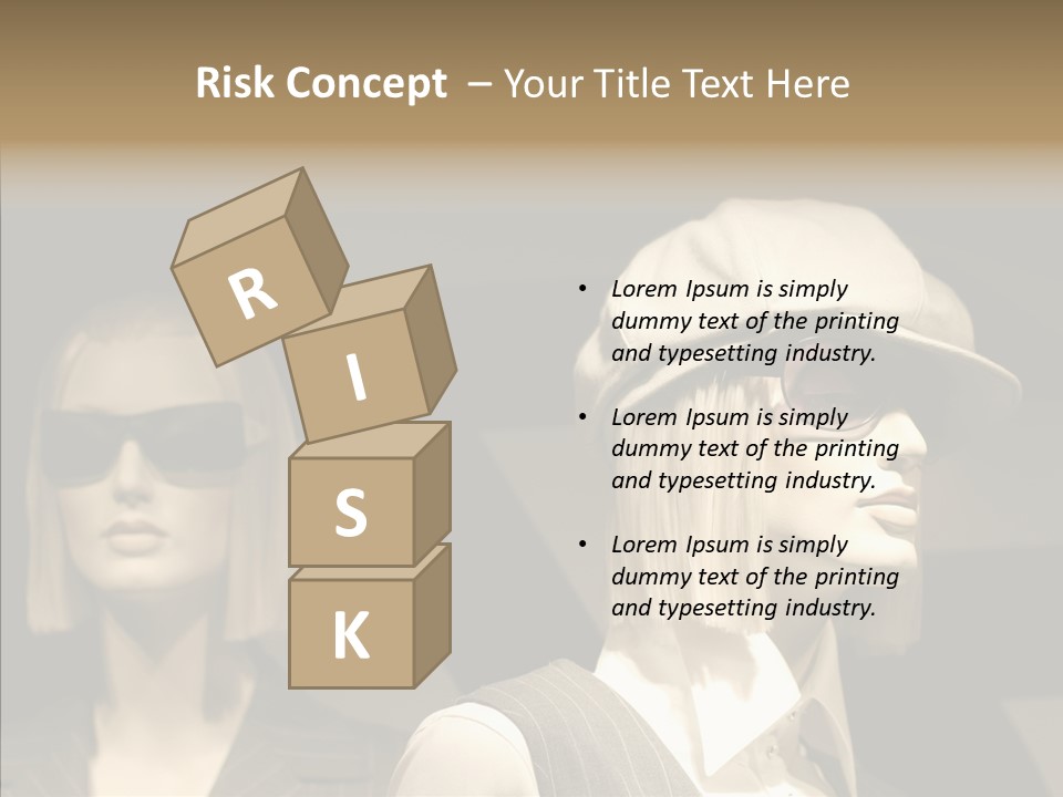 Fashion People Fashionable PowerPoint Template