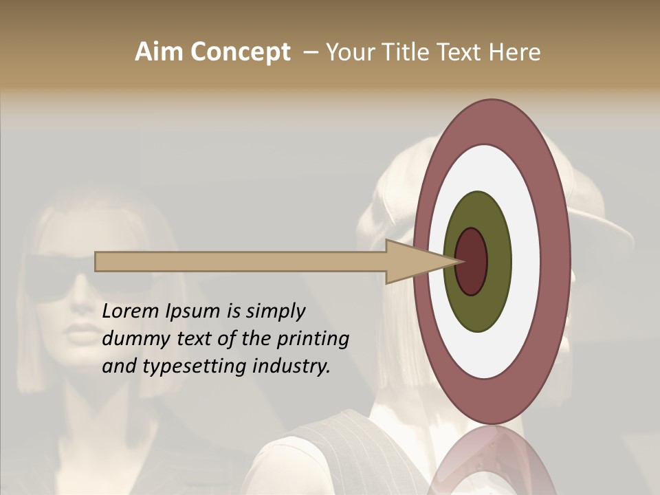 Fashion People Fashionable PowerPoint Template