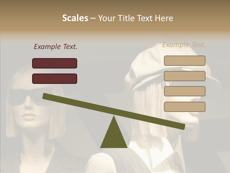 Fashion People Fashionable PowerPoint Template