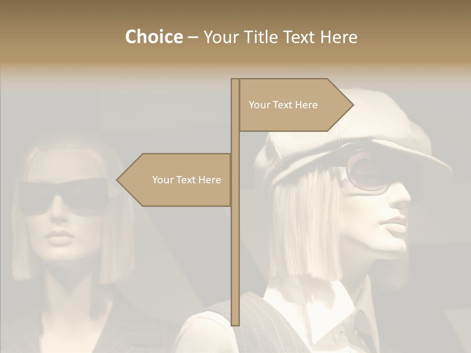 Fashion People Fashionable PowerPoint Template