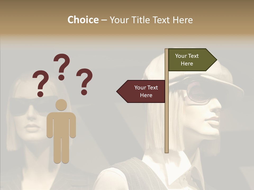 Fashion People Fashionable PowerPoint Template