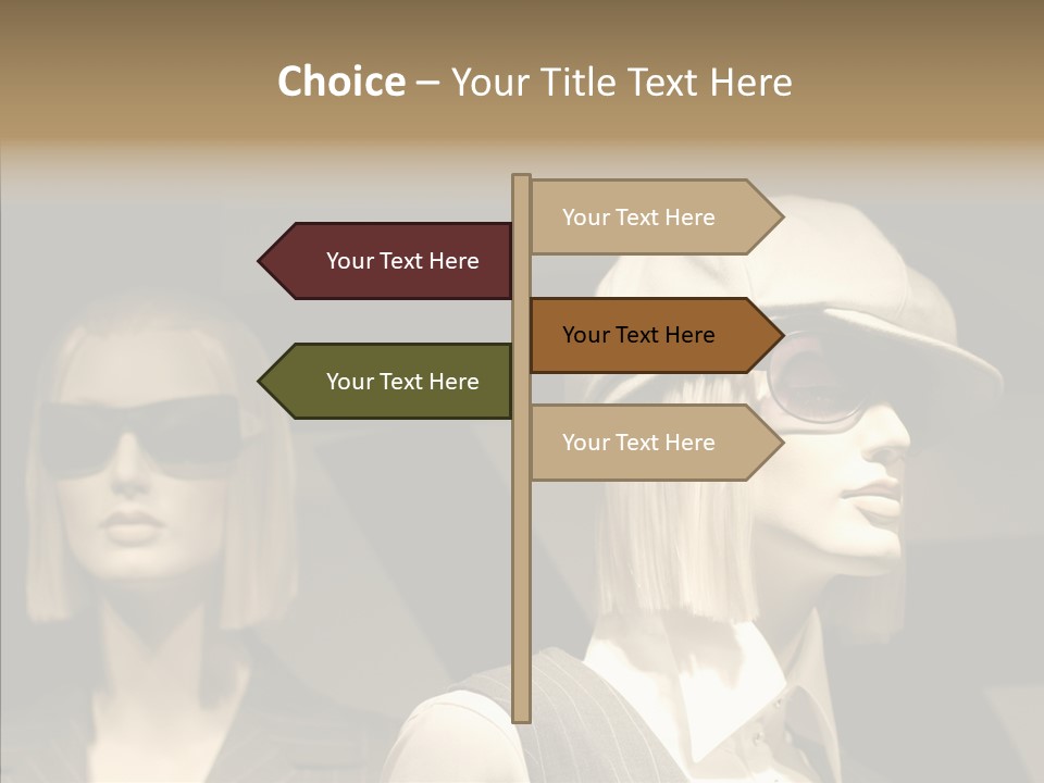 Fashion People Fashionable PowerPoint Template