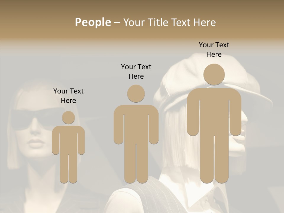 Fashion People Fashionable PowerPoint Template