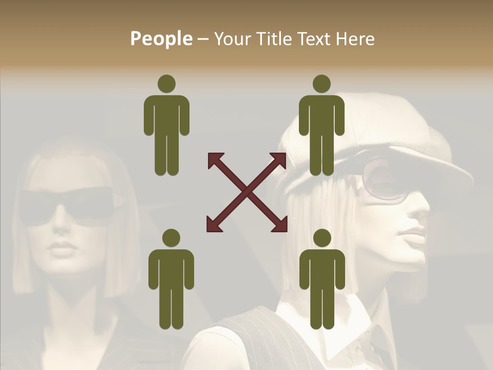 Fashion People Fashionable PowerPoint Template