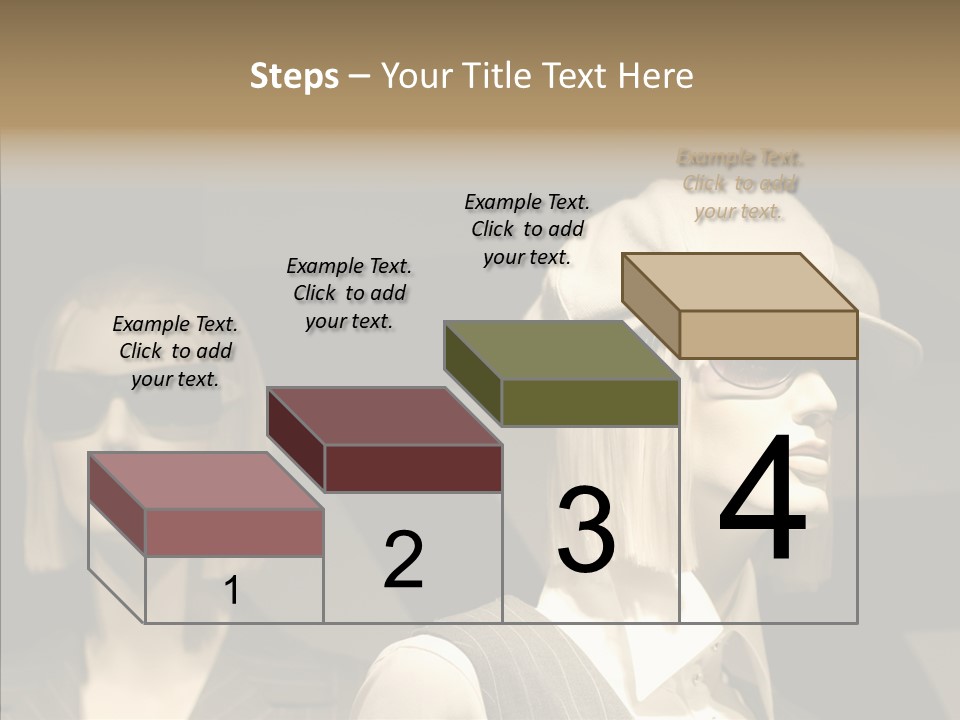 Fashion People Fashionable PowerPoint Template