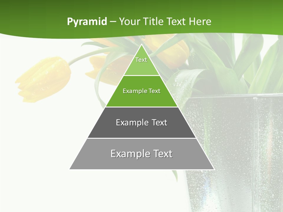 Bright Romantic Tulip PowerPoint Template